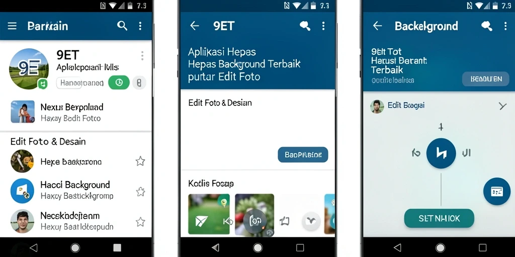 Antarmuka 9ET yang intuitif untuk menghapus latar belakang gambar.