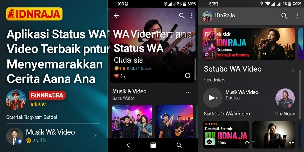 Tampilan antarmuka aplikasi IDNRAJA yang intuitif dan menarik.