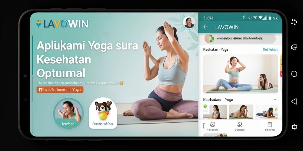 Tampilan antarmuka aplikasi LAVOWIN yang intuitif dan ramah pengguna.