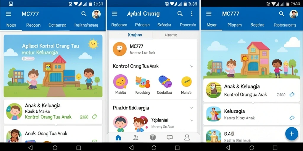 Tampilan antarmuka MC777 yang intuitif dan mudah digunakan.